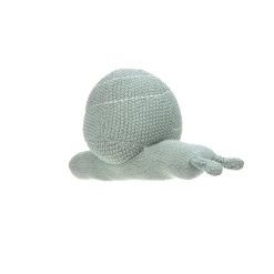 Kuscheltier mit Rassel - Knitted Toy, Garden Explorer Schnecke Grün