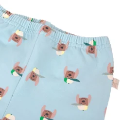 Leggings Kinder - Bio Baumwolle, Hund, Hellblau