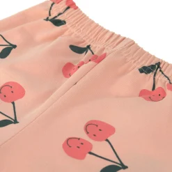 Leggings Kinder - Bio Baumwolle, Little Gang, Kirsche Rosa