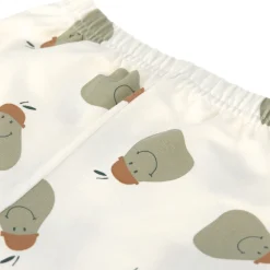 Leggings Kinder - Bio Baumwolle, Little Gang, Birne weiß