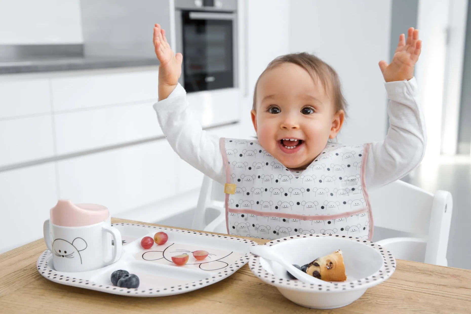 Lätzchen mit Auffangschutz - Bib EVA, Little Chums Mouse