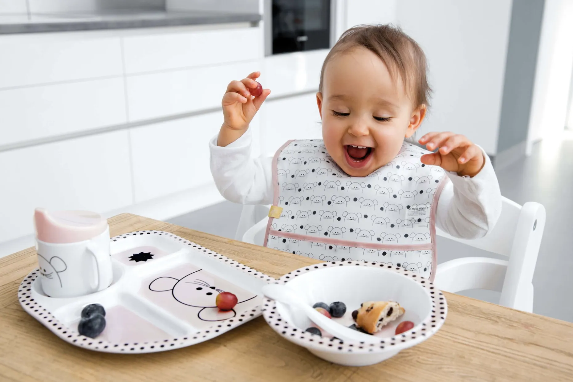 Lätzchen mit Auffangschutz - Bib EVA, Little Chums Mouse