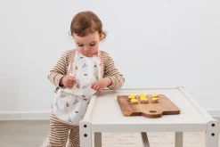Lätzchen mit Auffangschutz Medium - Happy Fruits, Rosa