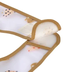 Lätzchen mit Auffangschutz (2 Stk) - Abwaschbar, Little Mateys Spicy Orange
