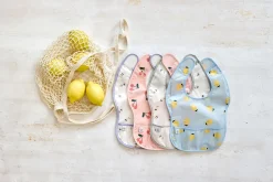 Lätzchen mit Auffangschutz (2 Stk) - Happy Fruits, Kirsche