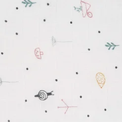Mulltücher 3er Set 80 x 80 cm - Garden Explorer, Schnecke