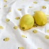 Mulltücher 3er Set 80 x 80 cm - Happy Fruits, Zitrone