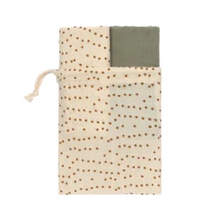 Mulltücher 2er Set 60 x 60 cm, Karamell
