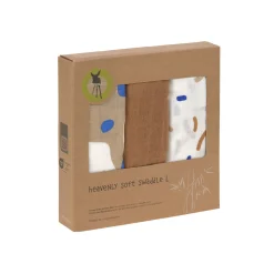 Mulltücher 3er Set 80 x 80 cm - Little Mateys, Royal Blau