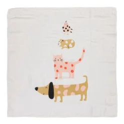 Mulltücher 3er Set 80 x 80 cm - Little Mateys, Spicy Orange