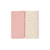 Mulltücher 2er Set 60 x 60 cm, Rosa