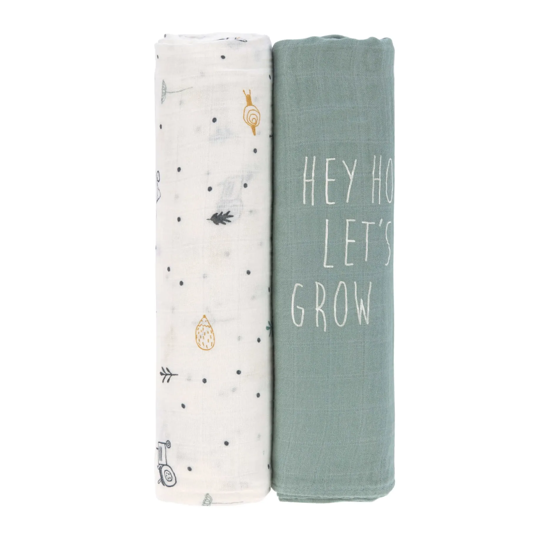 Mulltücher (2 Stk) - Heavenly Soft Swaddle XL, Garden Explorer Traktor