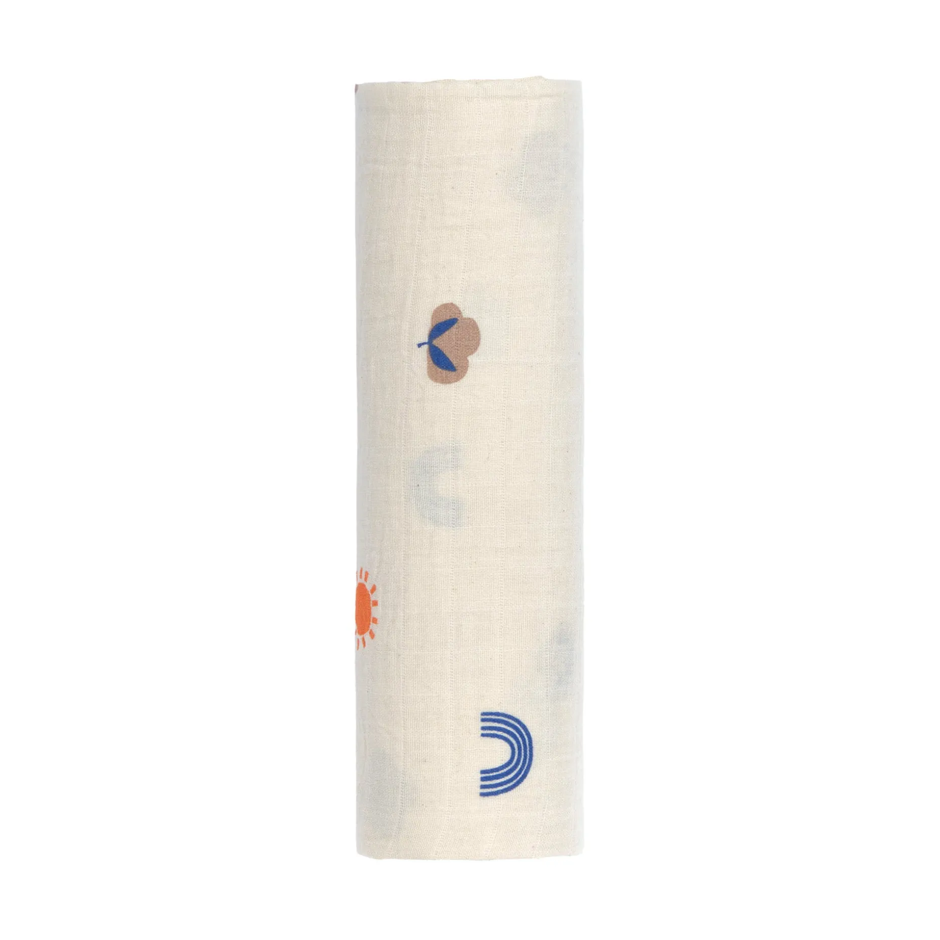 Mulltuch XL 120 x 120 cm - Nature, Beige