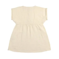 Musselin Kinderkleid - Bio Baumwolle, Hellgelb