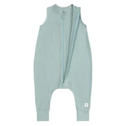 Musselin Kinder Schlafoverall 1 TOG - Bio Baumwolle, Silbergrau
