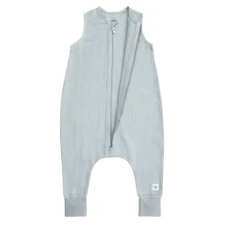 Musselin Kinder Schlafoverall 1 TOG - Bio Baumwolle, Hellblau