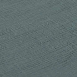 Musselin Langarmshirt - Bio Baumwolle, Petrolgrün