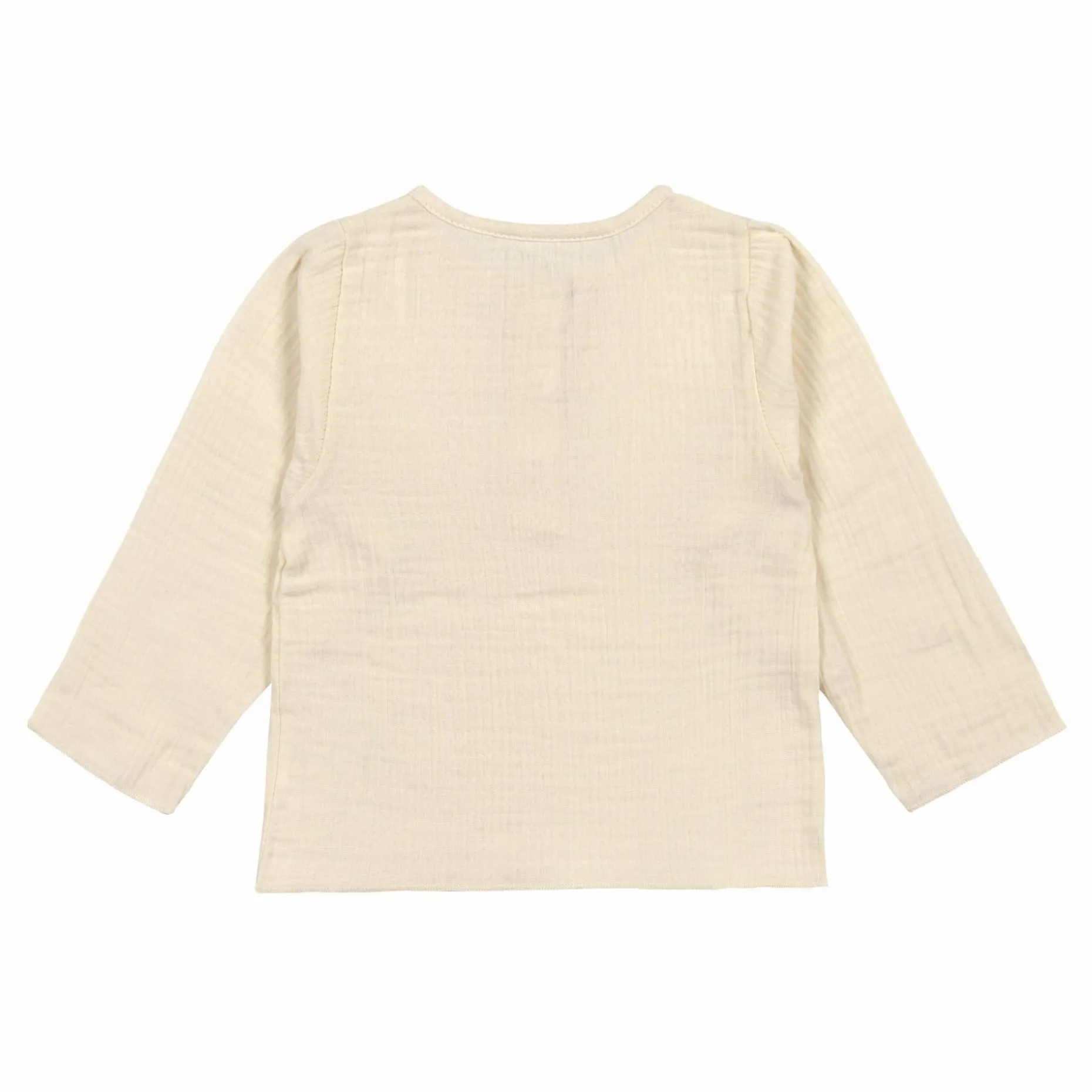 Musselin Langarmshirt - Bio Baumwolle, Hellgelb