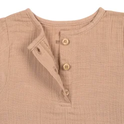 Musselin Langarmshirt - Bio Baumwolle, Orange