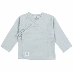 Musselin Wickelshirt - Bio Baumwolle, Blau