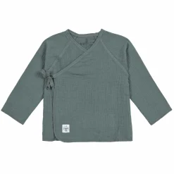 Musselin Wickelshirt - Bio Baumwolle, Petrolgrün