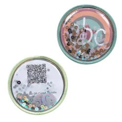 Patches 2er Set - DIY, Blau Mint