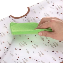 Ärmellätzchen (2 Stk) - Long Sleeve Bib, Tiny Farmer Gans