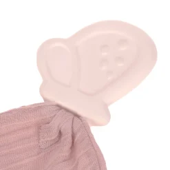 Schmusetuch mit Naturkautschuk Beißhilfe - Schmetterling