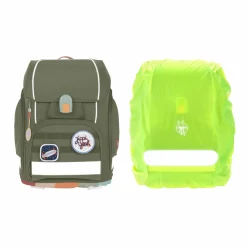 Schulranzen Set 7-teilig Boxy - Unique, Olive