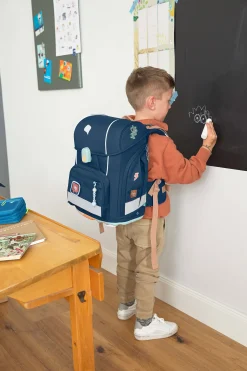 Schulranzen Set 7-teilig Boxy - Unique, Navy