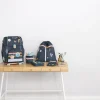 Schulranzen Set 7-teilig Boxy - Unique Ocean, Navy Blau