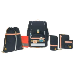 Schulranzen Set 7-teilig Boxy - Unique Ocean, Navy Blau