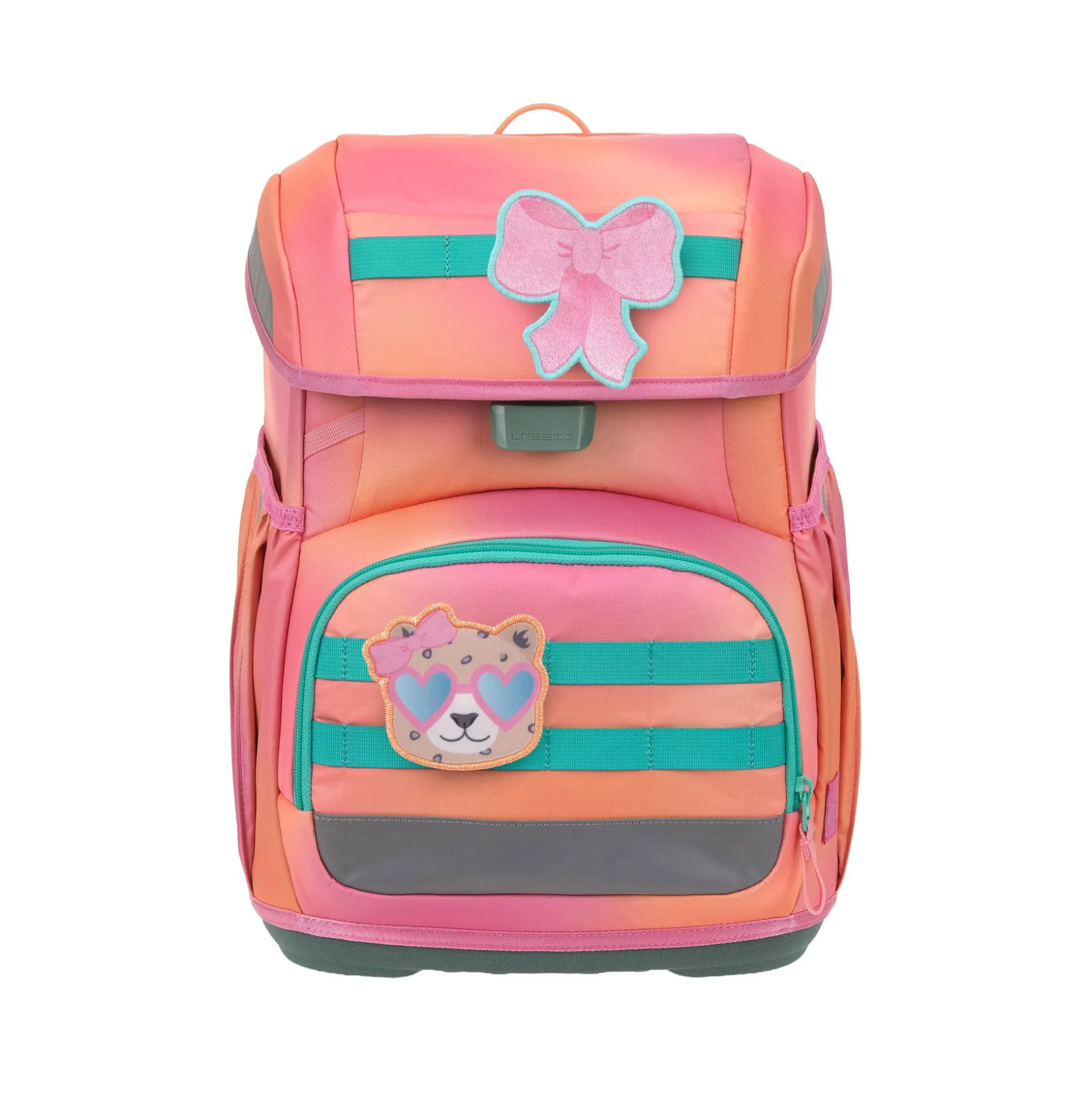 Schulranzen Set 6-teilig Light - Unique, Sunset Pink