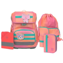 Schulranzen Set 6-teilig Light - Unique, Sunset Pink