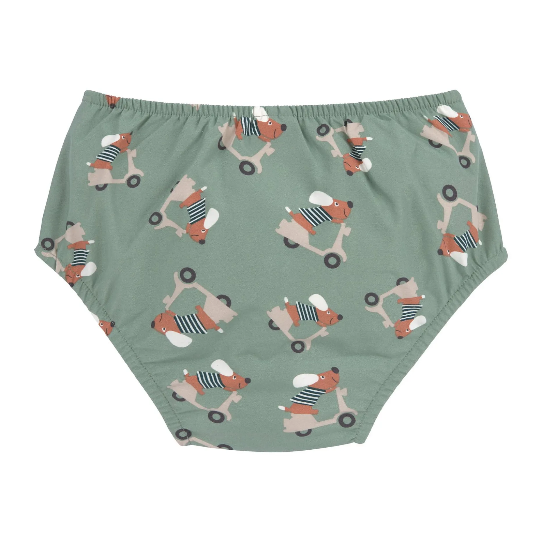 Schwimmwindel Baby - Hund, Grün