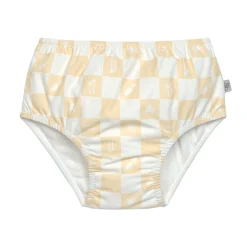 Schwimmwindel Baby - Kariert, Gelb