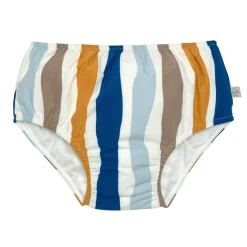 Schwimmwindel Baby - Wellen, Blau Weiß