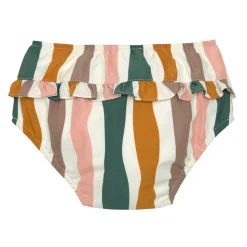Schwimmwindel Baby - Wellen, Rosa Weiß