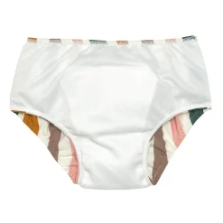 Schwimmwindel Baby - Wellen, Rosa Weiß
