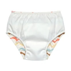Schwimmwindel Baby - Wellen, Weiß