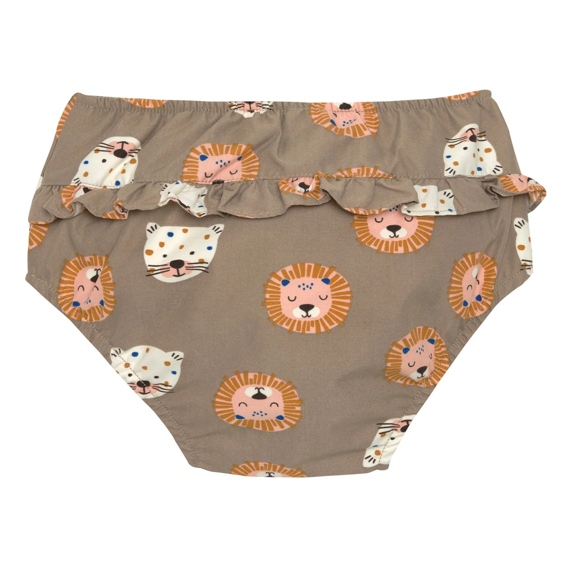 Schwimmwindel Baby - Wildkatzen, Braun
