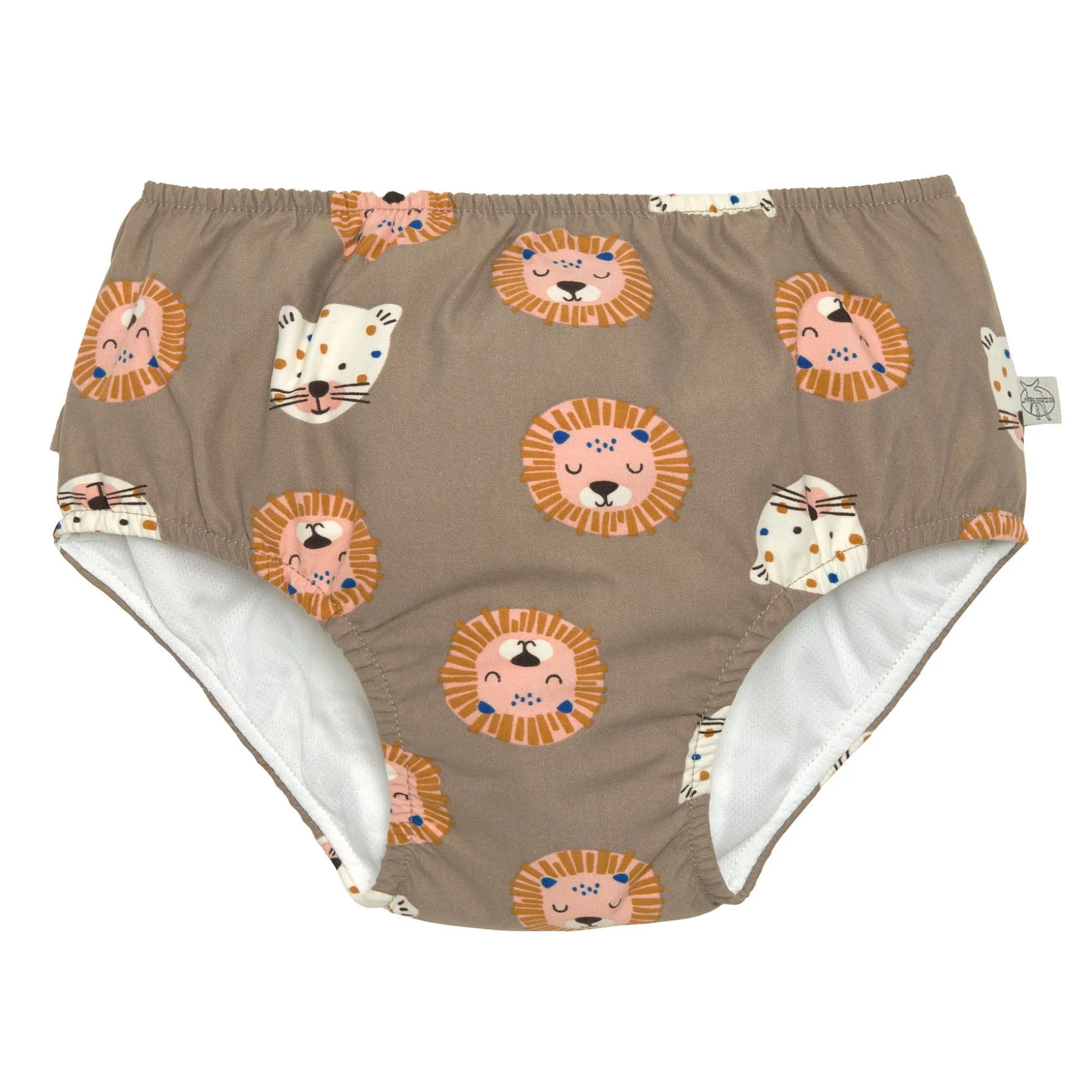 Schwimmwindel Baby - Wildkatzen, Braun