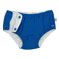 Schwimmwindel mit Druckknöpfen, Blau