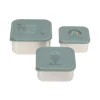 Snackbox Kinder (3er Set) - Edelstahl Brotdose, Garden Explorer