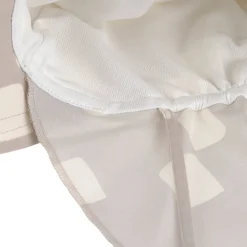 Sonnenhut Baby (UV Schutz & Nackenschutz) - Kariert, Grau Weiß