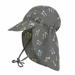 Sonnenhut Baby (UV Schutz & Nackenschutz) - Palmen, Oliv