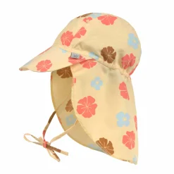 Sonnenhut Baby (UV Schutz & Nackenschutz) - Blumen, Gelb