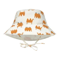 Sonnenhut Kinder (UV Schutz) - Kamel, Weiß