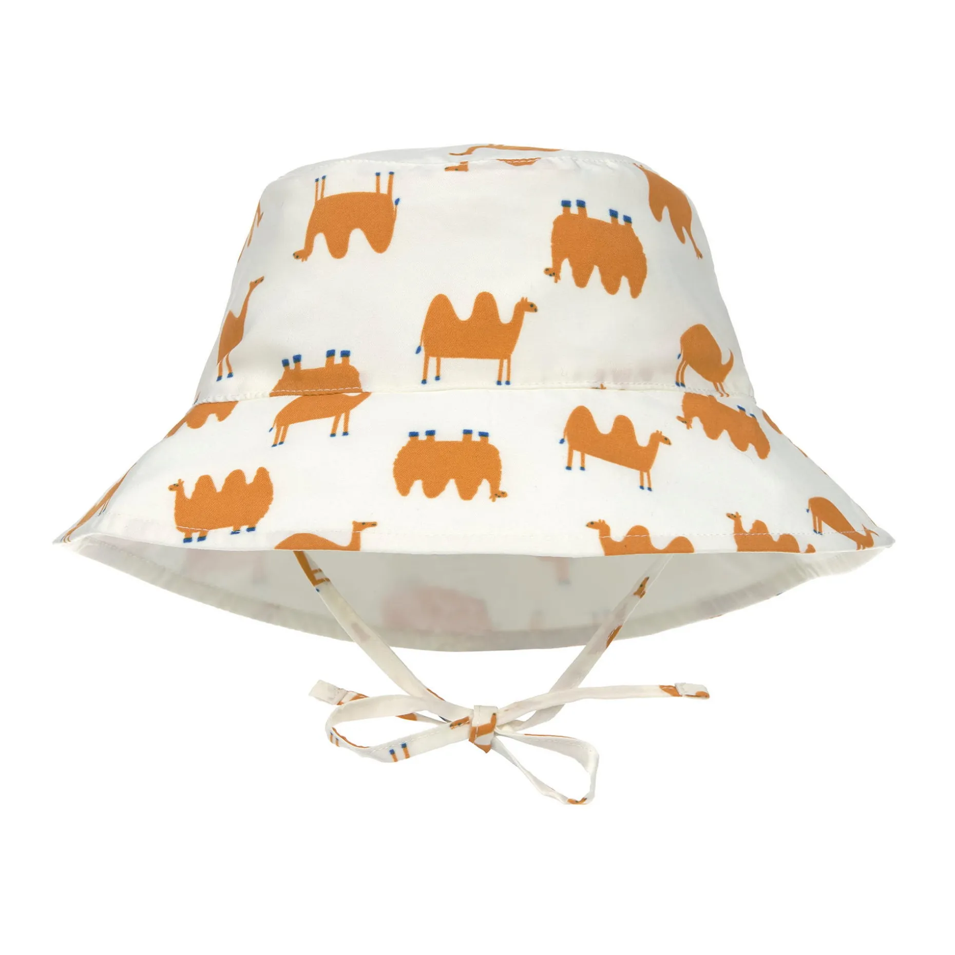 Sonnenhut Kinder (UV Schutz) - Kamel, Weiß
