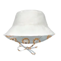 Sonnenhut Kinder (UV Schutz) - Löwe, Hellblau